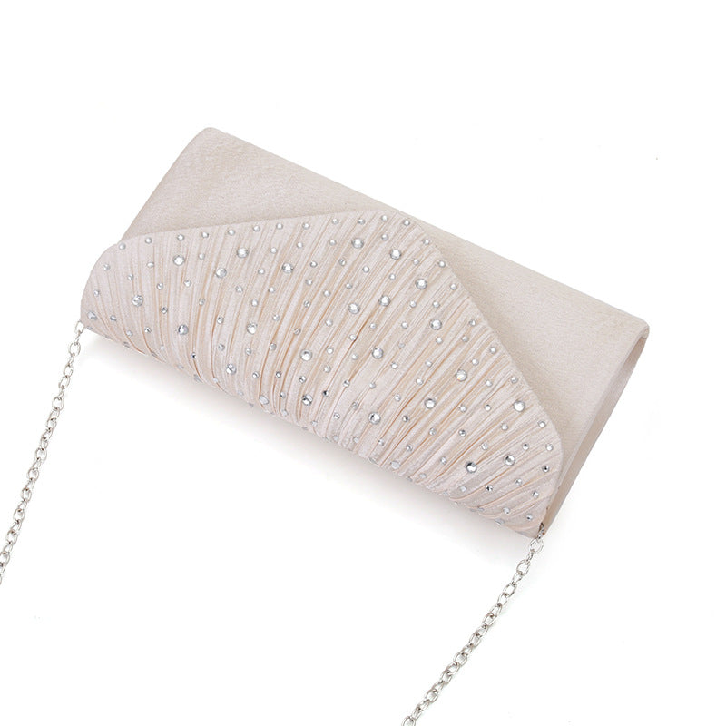 Japanese clutch pleated diamond crossbody bag - MERGE.DAY.1.FREESTYLE