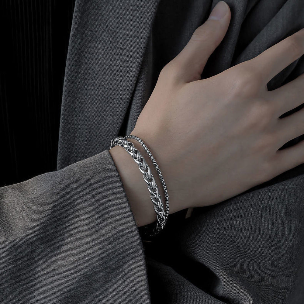 Stainless steel combination bracelet - MERGE.DAY.1.FREESTYLE