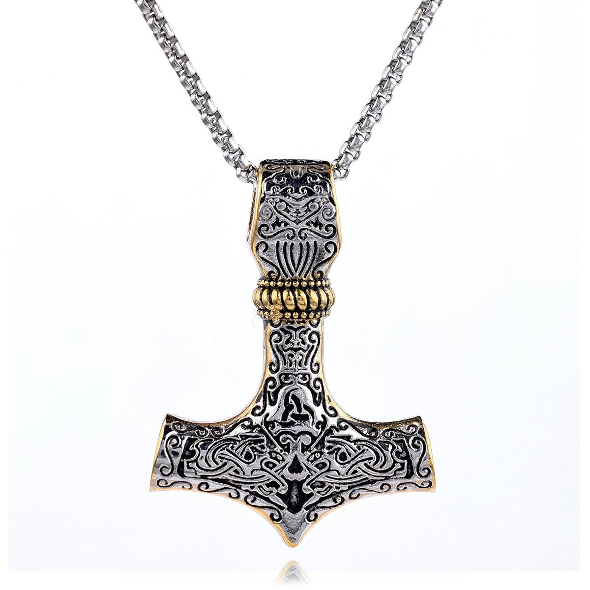 Viking mjolnir necklace - MERGE.DAY.1.FREESTYLE