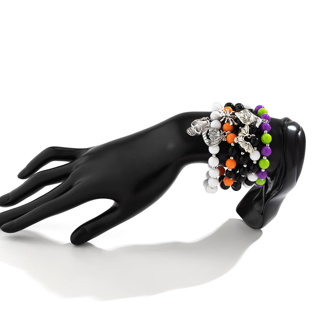Halloween skull pumpkin bracelet set - MERGE.DAY.1.FREESTYLE