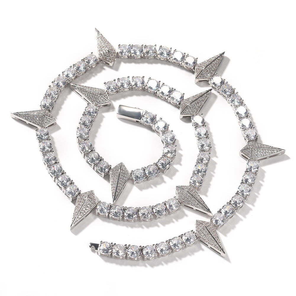 Hip-hop Black Panther zircon tennis chain - MERGE.DAY.1.FREESTYLE