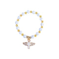 rosary bracelet acrylic cross angel hand jewelry - MERGE.DAY.1.FREESTYLE