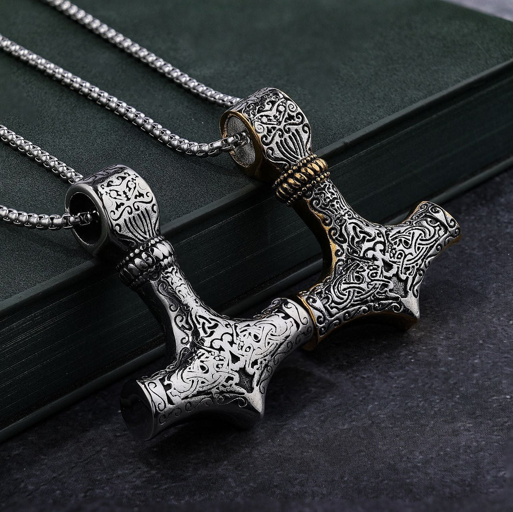 Viking mjolnir necklace - MERGE.DAY.1.FREESTYLE