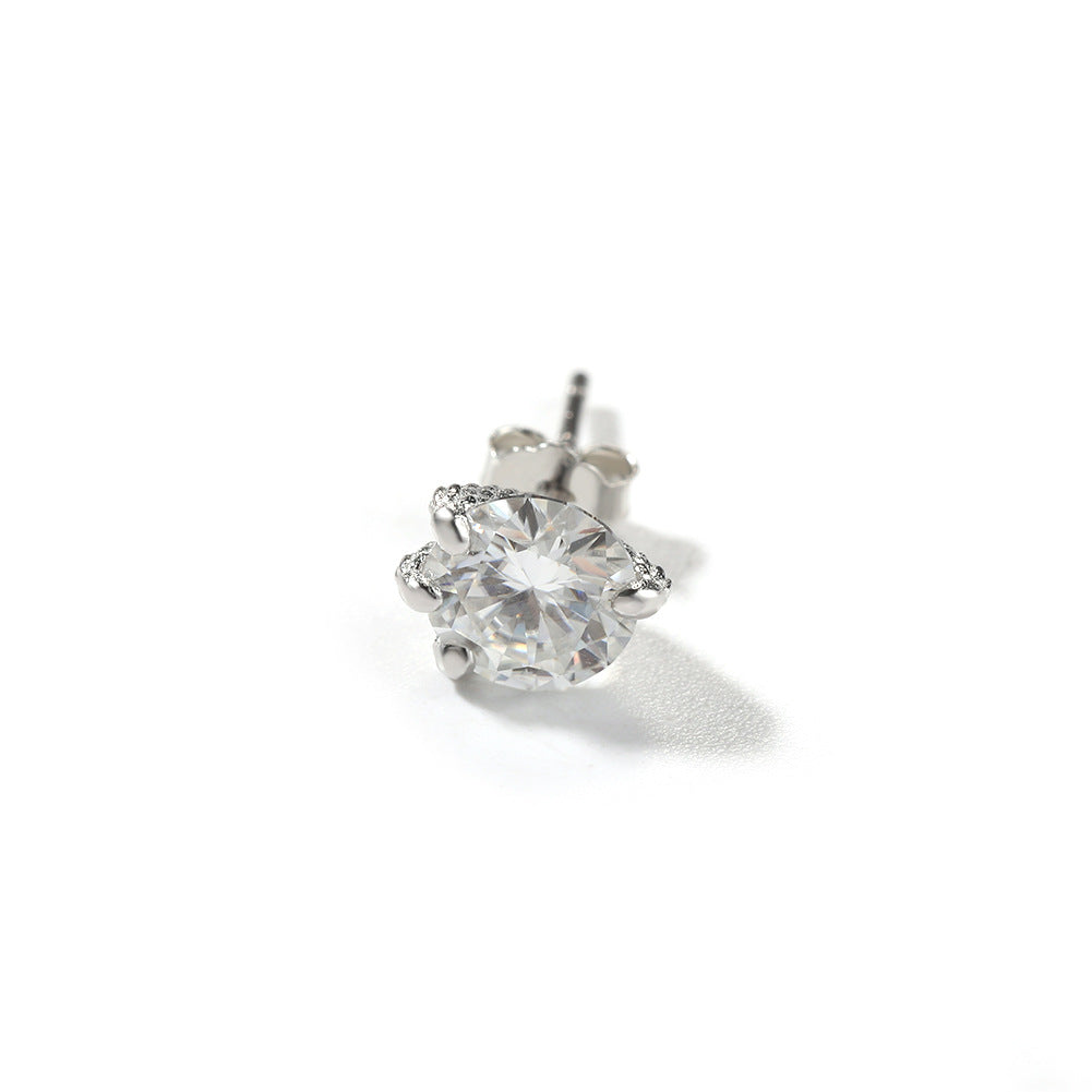 S925 silver moissanite dragon claw earrings - MERGE.DAY.1.FREESTYLE