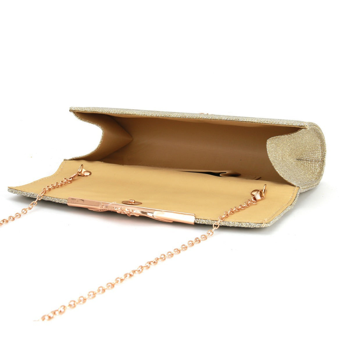 Metal veil pleated Clutch bag evening bag - MERGE.DAY.1.FREESTYLE