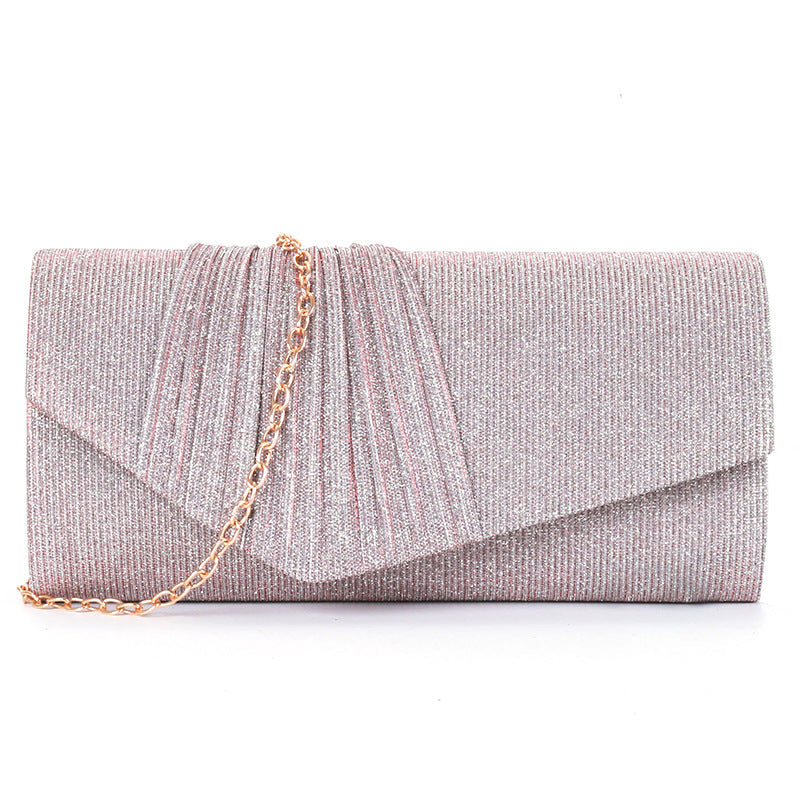 Flash material wrinkle zipper bag cover handbag - MERGE.DAY.1.FREESTYLE