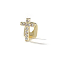 Hip-hop gold braces with zirconia cross Teeth Grillz - MERGE.DAY.1.FREESTYLE