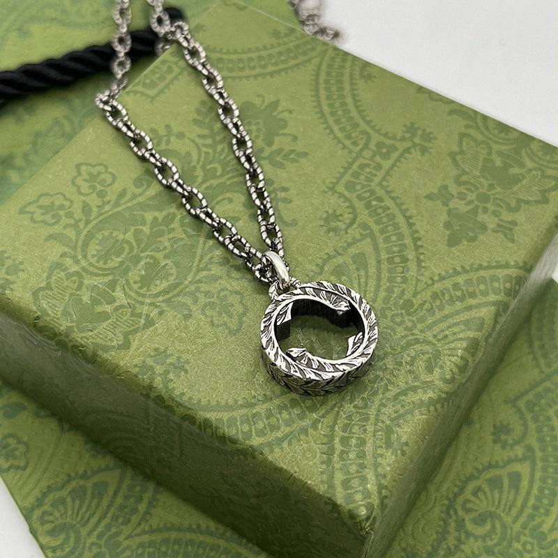 Double G necklace elf couple pendant - MERGE.DAY.1.FREESTYLE