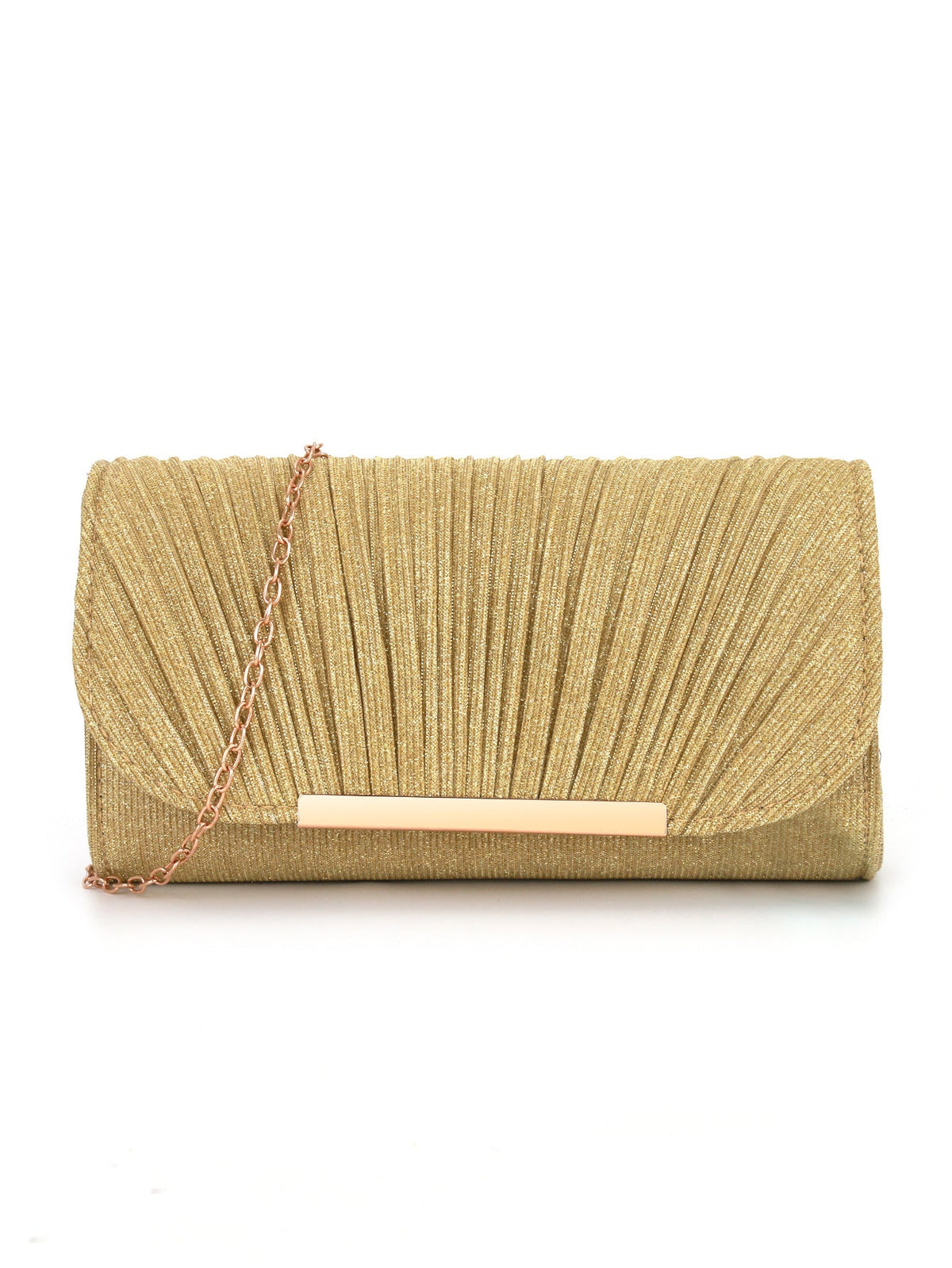 Pleated high sewing round bottom hand-held evening bag - MERGE.DAY.1.FREESTYLE