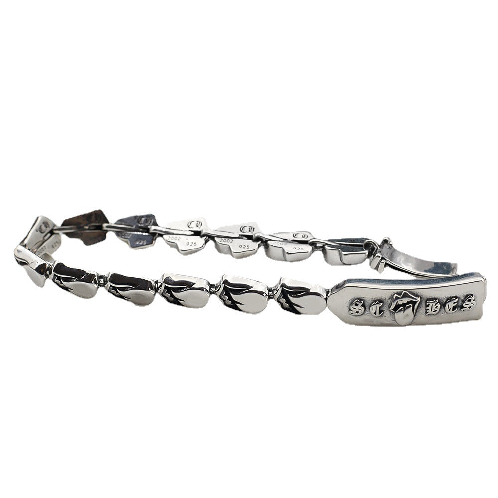 Rolling Stone Tongue Patchwork Bracelet - MERGE.DAY.1.FREESTYLE