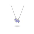 Cartoon Unicorn Necklace Women's Sterling Silver Clavicle Chain Cold Enamel Pendant - MERGE.DAY.1.FREESTYLE
