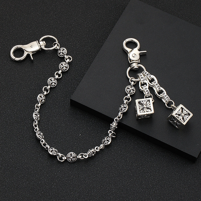 Retro cross flower ball bag chain - MERGE.DAY.1.FREESTYLE