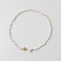 Women's retro heart pearl necklace clavicle chain - MERGE.DAY.1.FREESTYLE