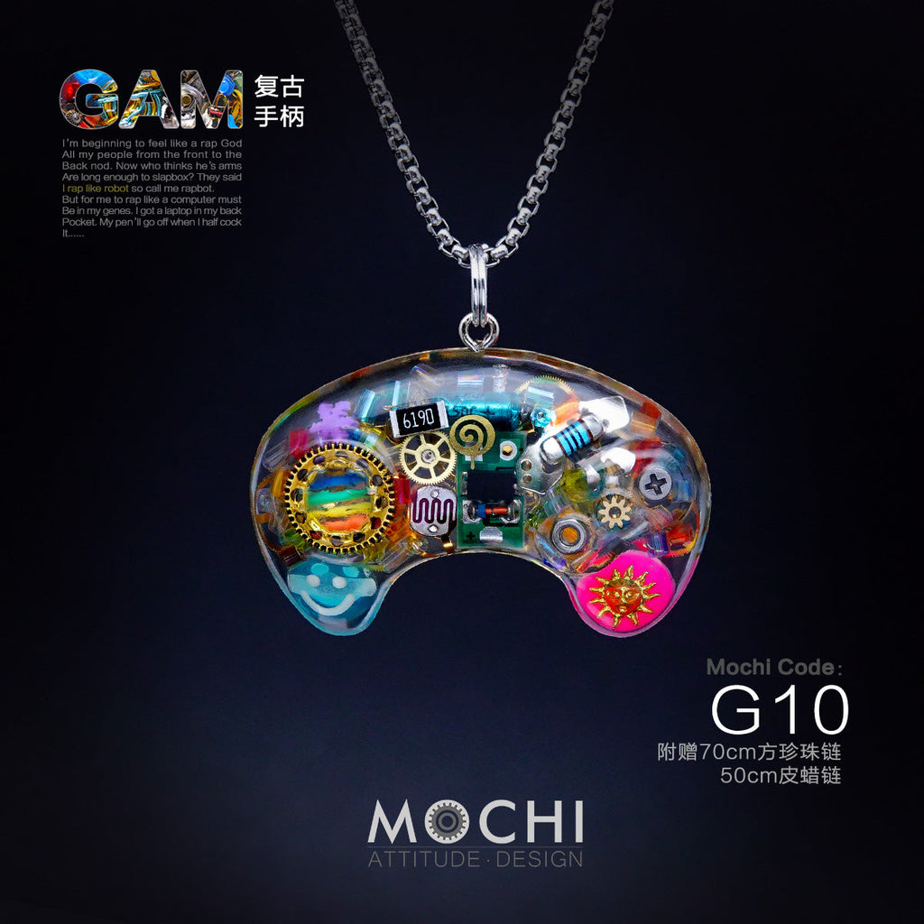 Original Cyberpunk Retro Industrial Wind Necklace Hip Hop Gamepad Pendant - MERGE.DAY.1.FREESTYLE
