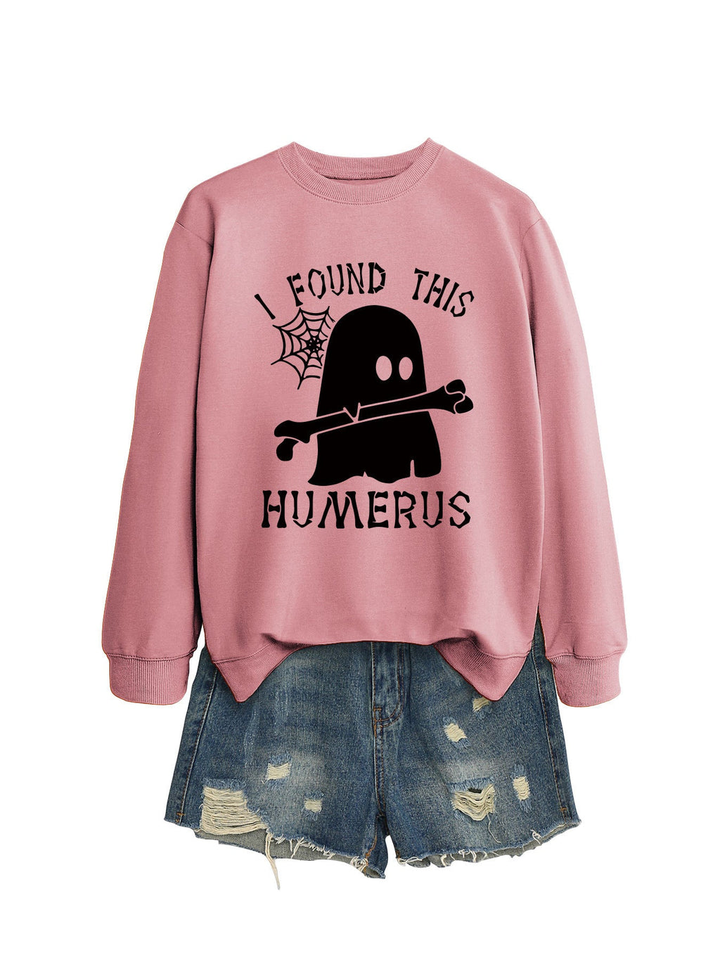 I FOUND THIS HUMERUS round neck loose sweatshirt - MERGE.DAY.1.FREESTYLE