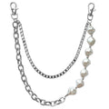 Irregular pearl double chain - MERGE.DAY.1.FREESTYLE