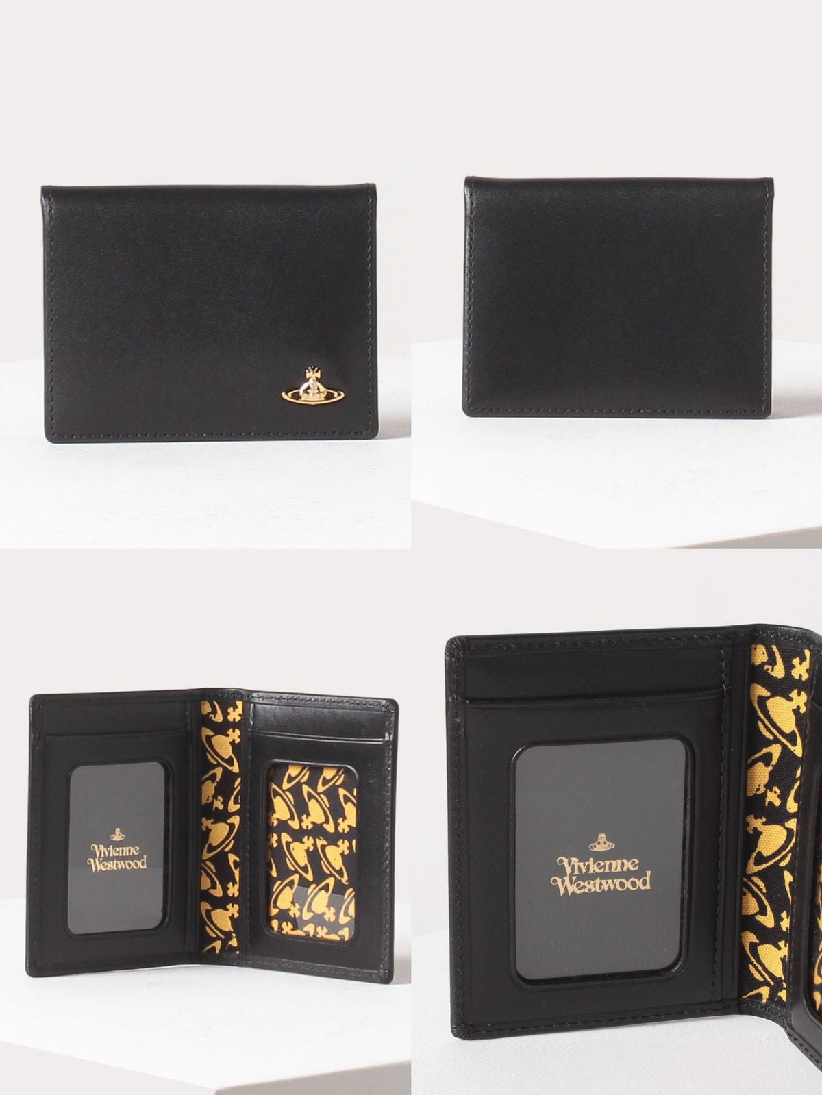Card holder ID holder genuine leather long solid color - MERGE.DAY.1.FREESTYLE