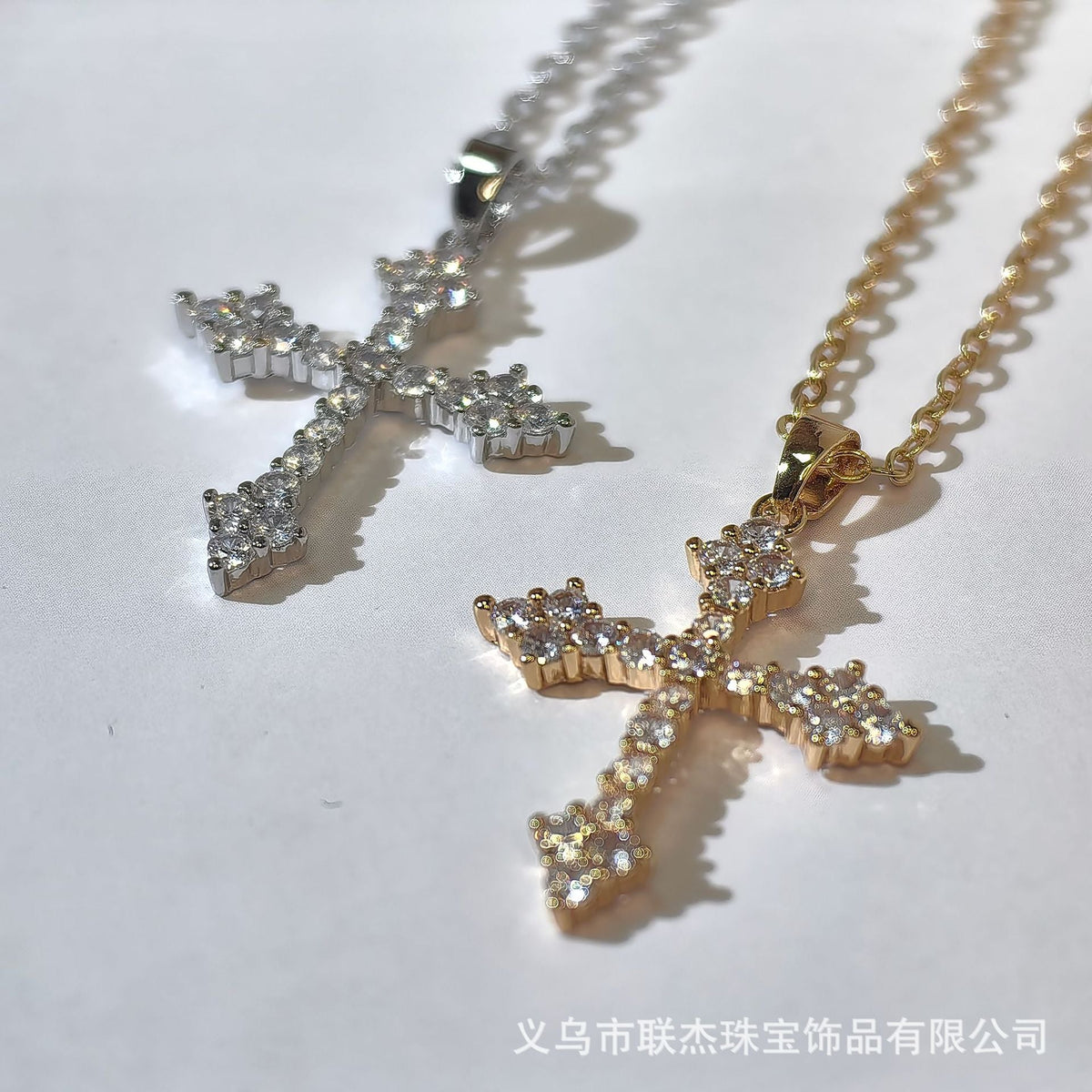 Diamond Cross Hip-Hop Necklace - MERGE.DAY.1.FREESTYLE