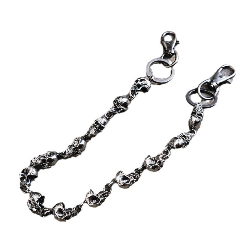 Skull head big ghost head dark hip-hop personality waist Pants Chain - MERGE.DAY.1.FREESTYLE