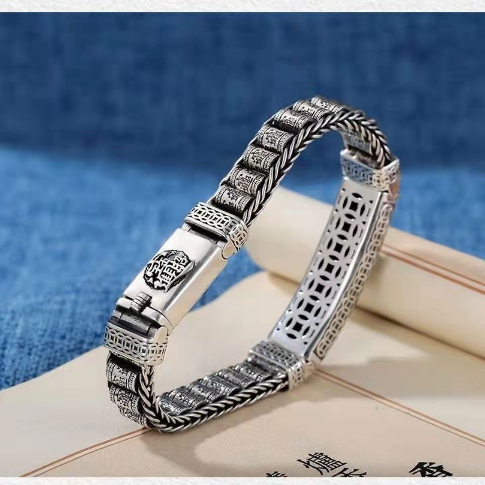 Brave troops silver rotating bead bracelet - MERGE.DAY.1.FREESTYLE