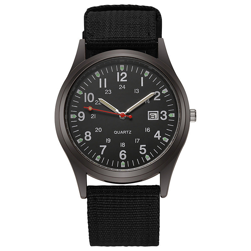Canvas men's casual fashion gift watch, quartz watch - MERGE.DAY.1.FREESTYLE