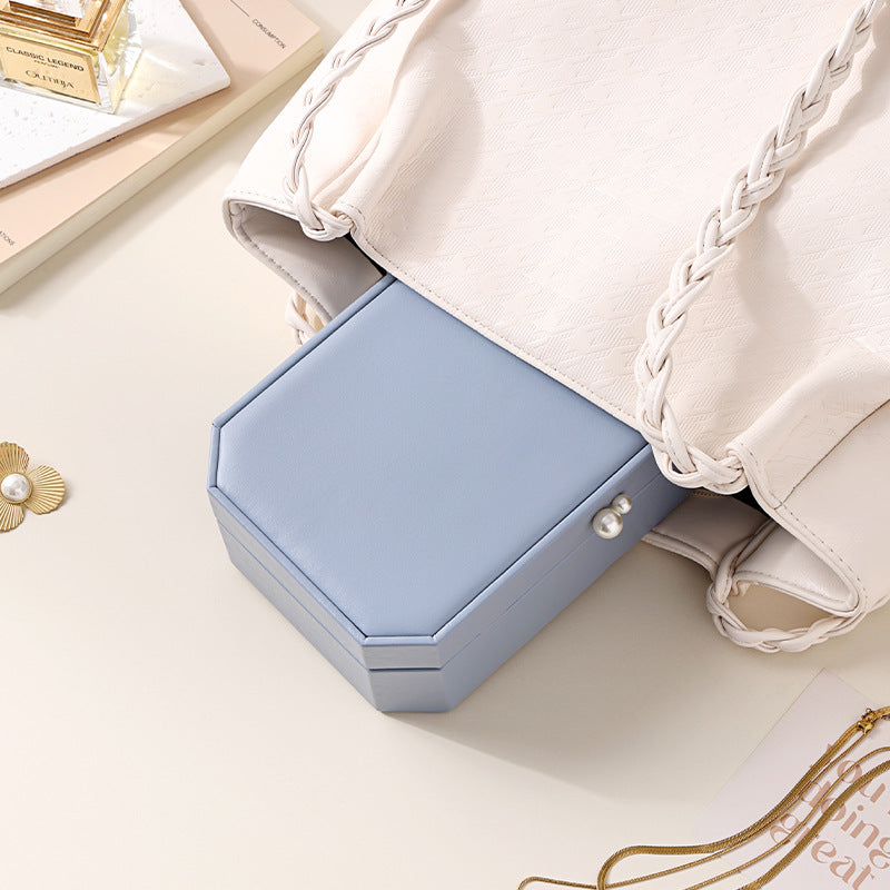PU leather multi-layer large capacity jewelry box - MERGE.DAY.1.FREESTYLE