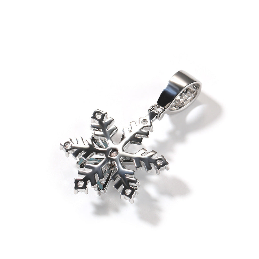 Winter rotating snowflake luminous oil drop pendant - MERGE.DAY.1.FREESTYLE