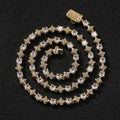 Star zircon tennis chain necklace - MERGE.DAY.1.FREESTYLE