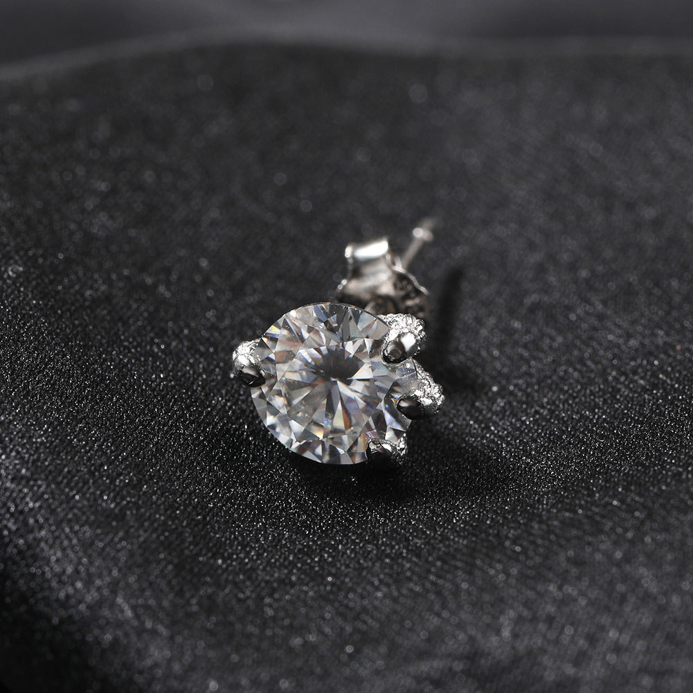 S925 silver moissanite dragon claw earrings - MERGE.DAY.1.FREESTYLE