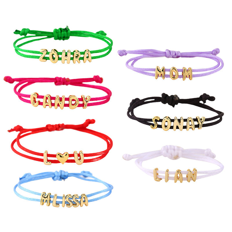 DIY Bubble Letter Bracelet - MERGE.DAY.1.FREESTYLE