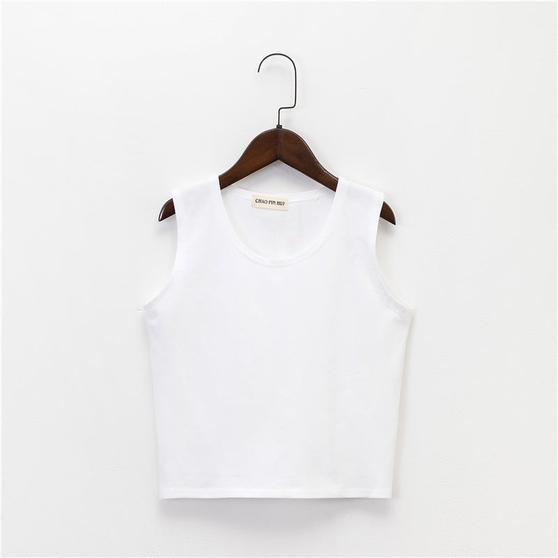 Bottoming sleeveless suspender sports midriff-baring vest - MERGE.DAY.1.FREESTYLE