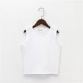 Bottoming sleeveless suspender sports midriff-baring vest - MERGE.DAY.1.FREESTYLE