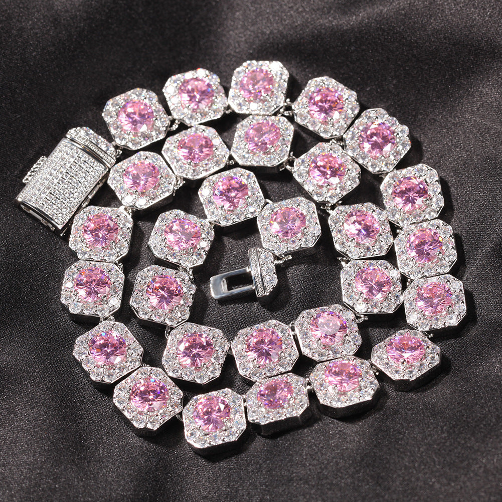 Inlaid Zircon Rock Sugar Necklace Trendy Personality Necklace - MERGE.DAY.1.FREESTYLE