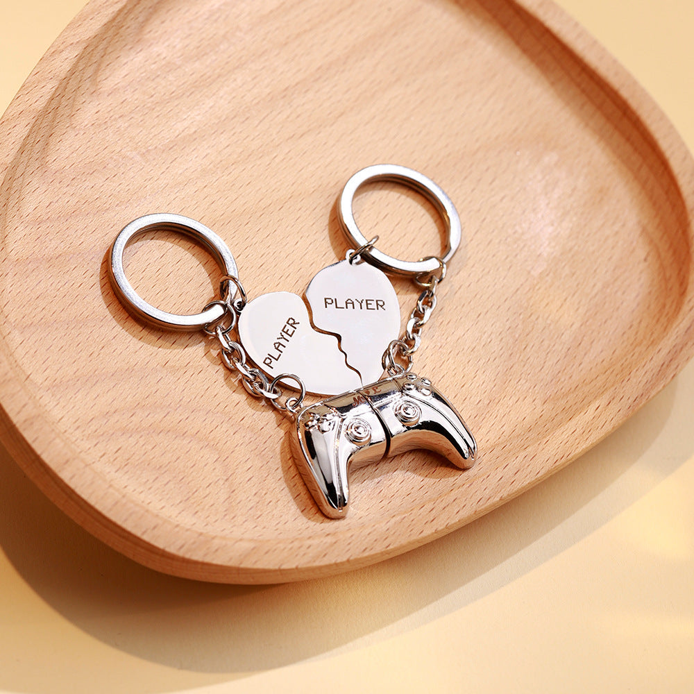 Heart engraved handle keychain Valentine's Day gift - MERGE.DAY.1.FREESTYLE