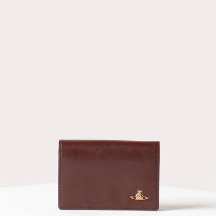 Solid color long cowhide card bag ID bag - MERGE.DAY.1.FREESTYLE