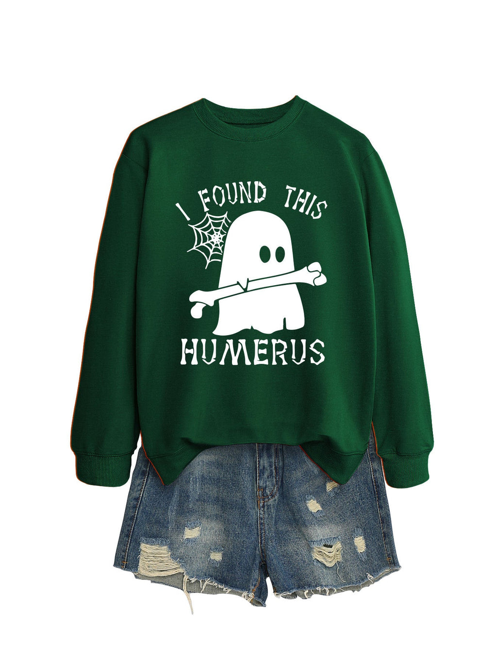 I FOUND THIS HUMERUS round neck loose sweatshirt - MERGE.DAY.1.FREESTYLE