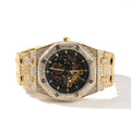 Hip Hop Full Diamond Hollow Case Mechanical Watch - MERGE.DAY.1.FREESTYLE