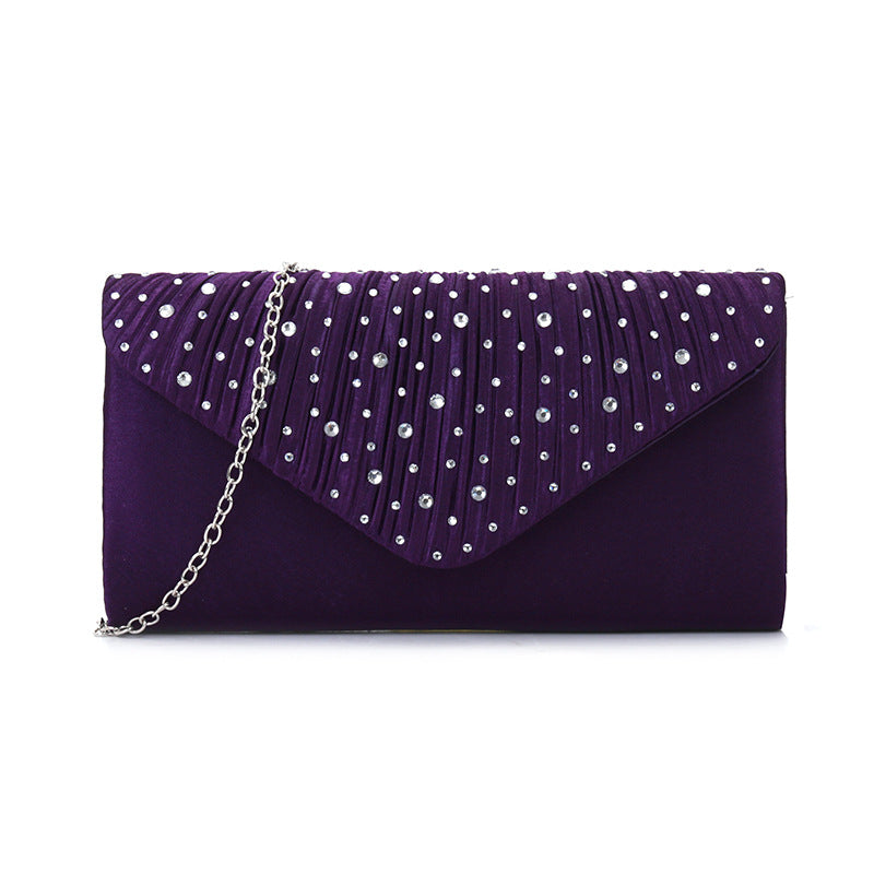 Japanese clutch pleated diamond crossbody bag - MERGE.DAY.1.FREESTYLE