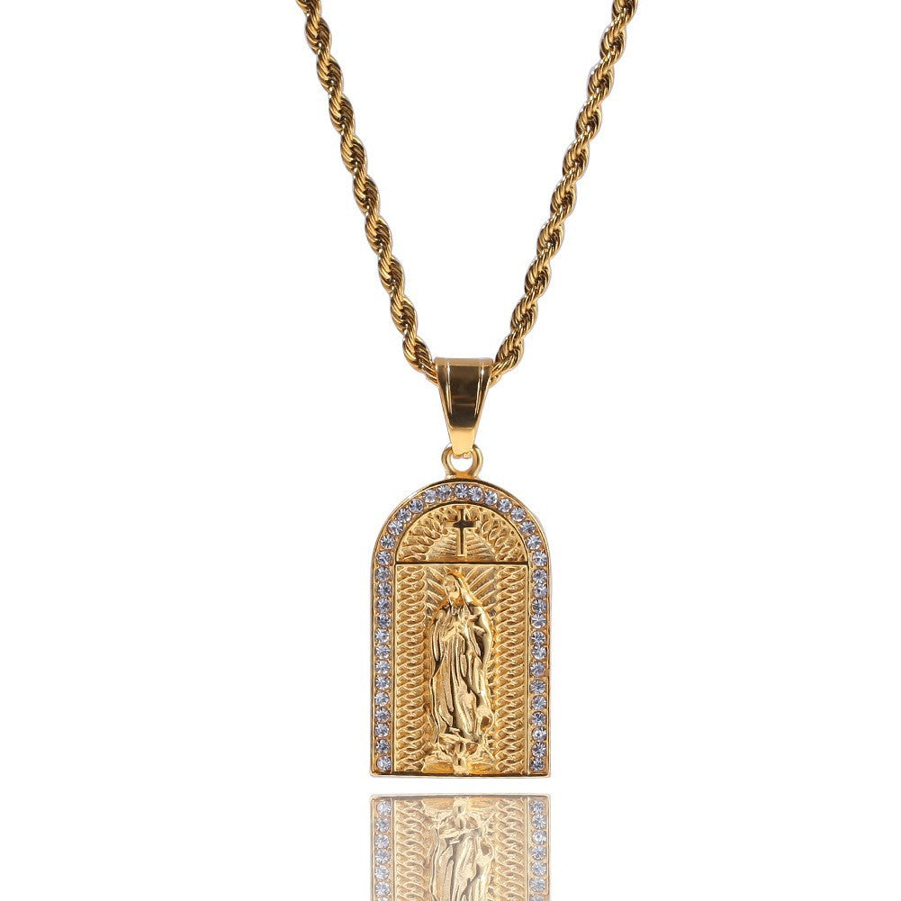 Hip Hop Winged Angel Pendant Necklace - MERGE.DAY.1.FREESTYLE