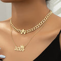 2024 number and letter two necklace set - MERGE.DAY.1.FREESTYLE