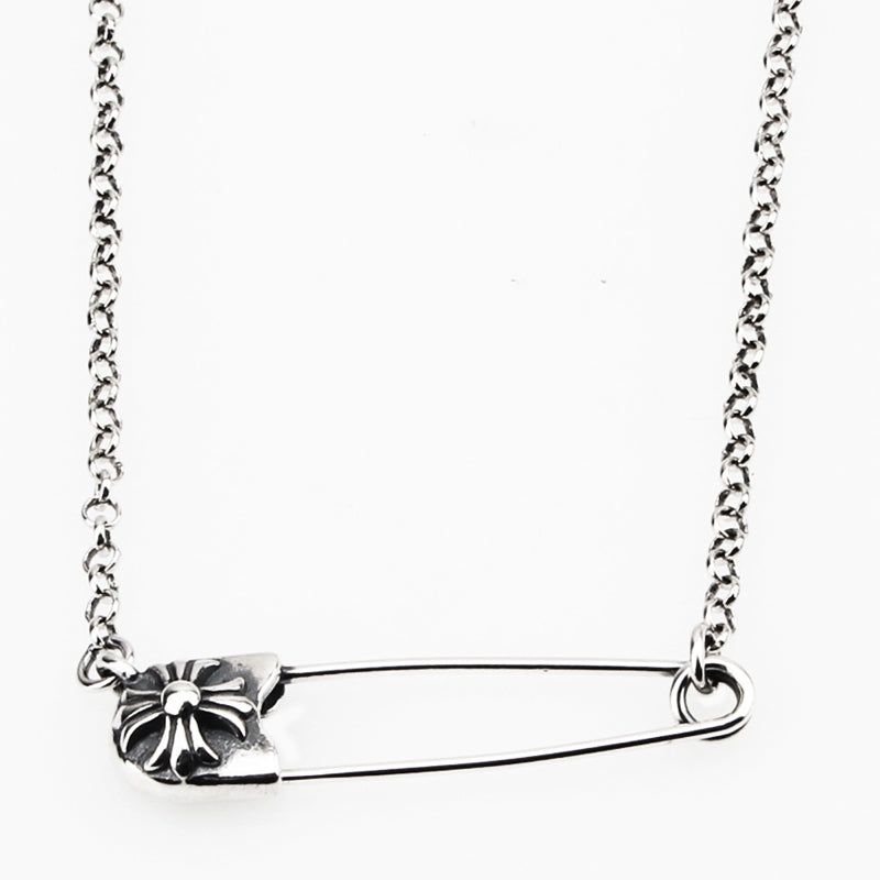 Retro cross pin necklace - MERGE.DAY.1.FREESTYLE