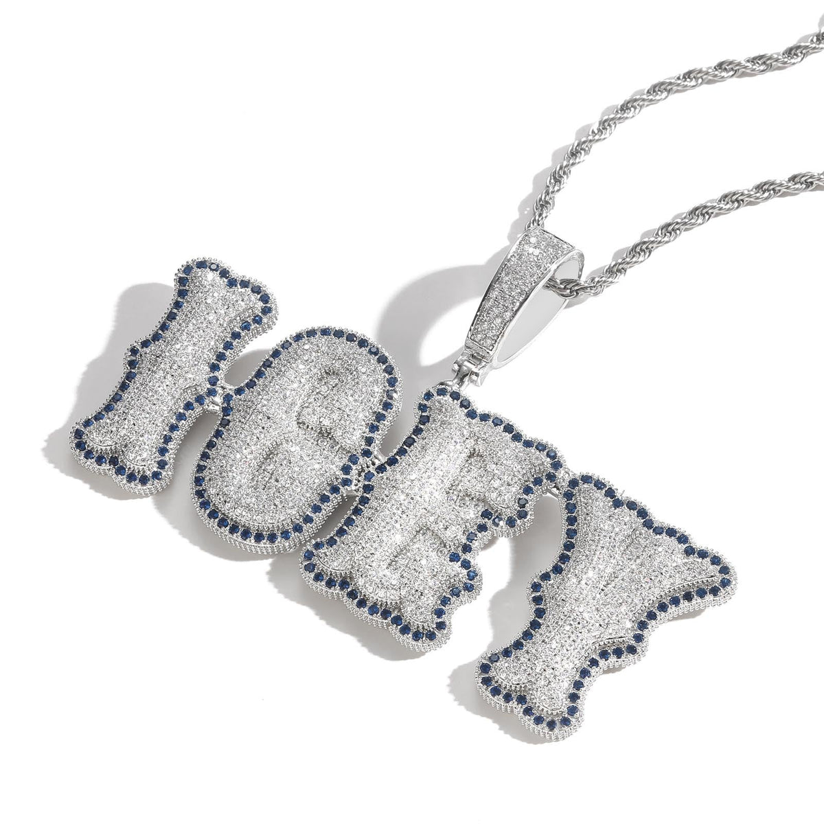 Bone joint name necklace private custom hip-hop pendant - MERGE.DAY.1.FREESTYLE