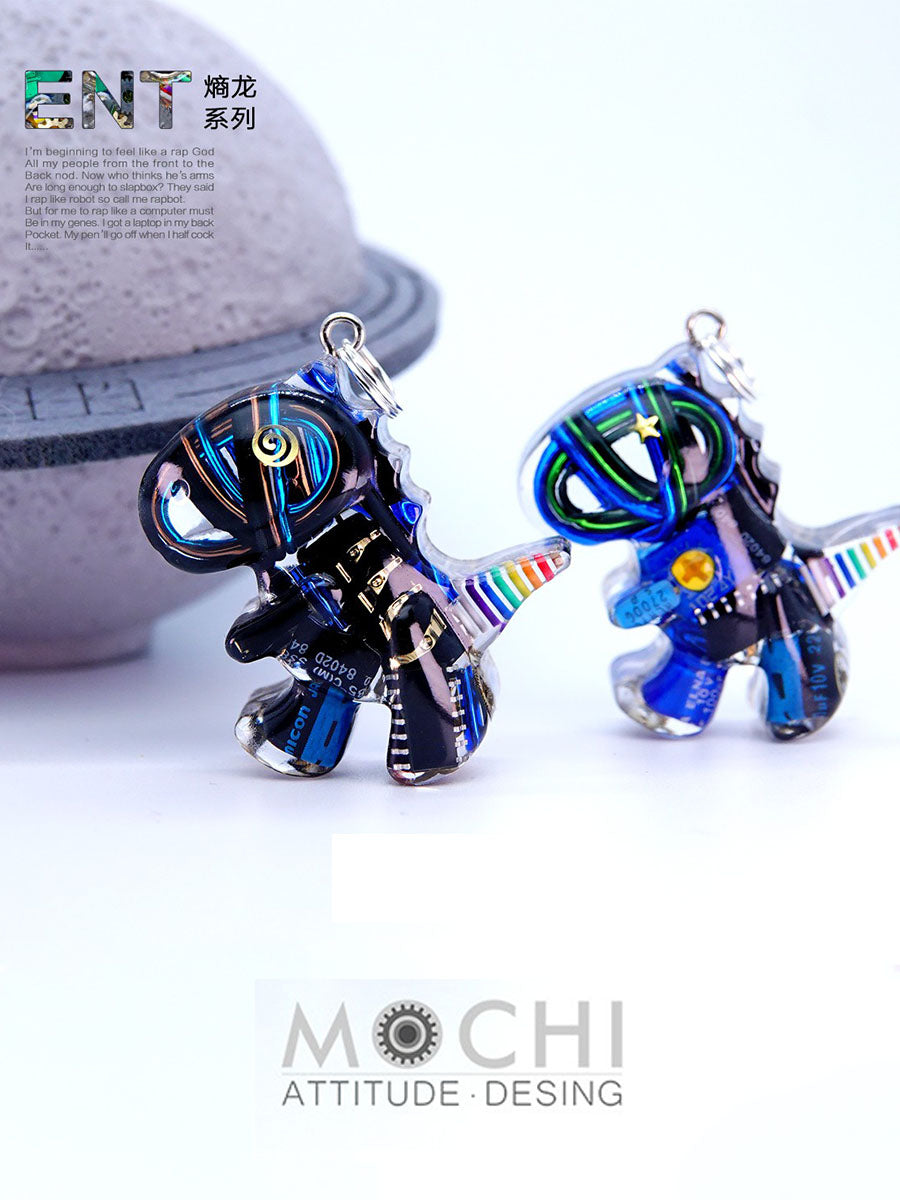 Original Cyberpunk Little Dinosaur Delicate High Design Couple Necklace - MERGE.DAY.1.FREESTYLE