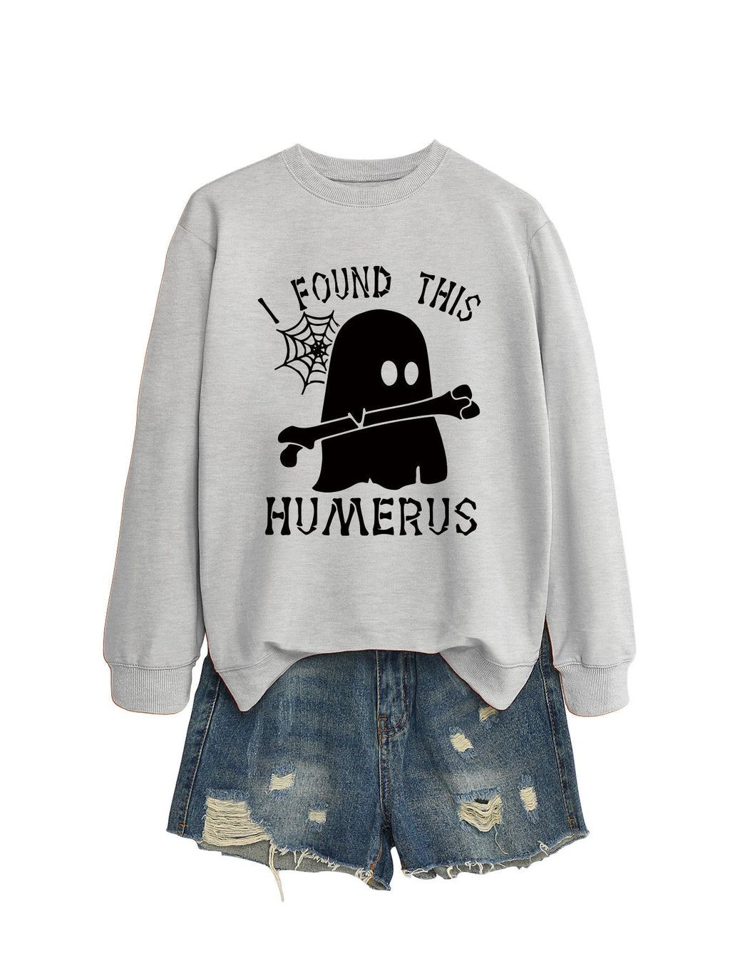 I FOUND THIS HUMERUS round neck loose sweatshirt - MERGE.DAY.1.FREESTYLE