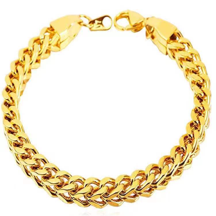 Stainless steel round grinding Cuban bracelet - MERGE.DAY.1.FREESTYLE