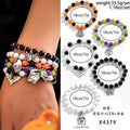 Halloween skull pumpkin bracelet set - MERGE.DAY.1.FREESTYLE