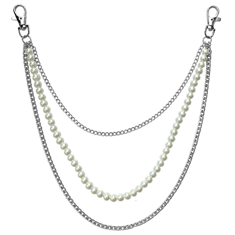 Metal pearl three-layer chain - MERGE.DAY.1.FREESTYLE