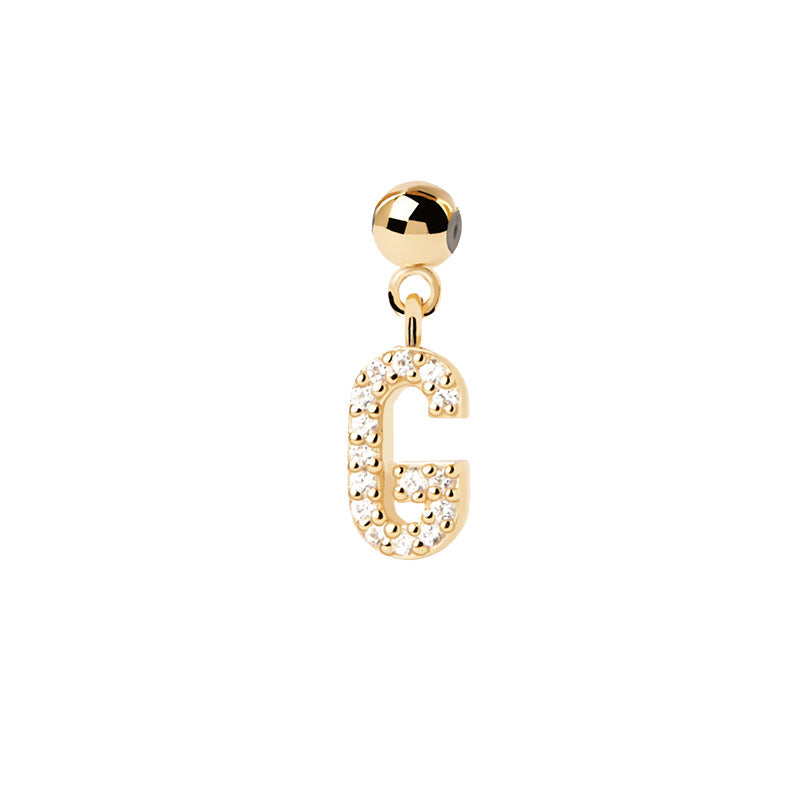 Letter full diamond DIY necklace clavicle chain - MERGE.DAY.1.FREESTYLE