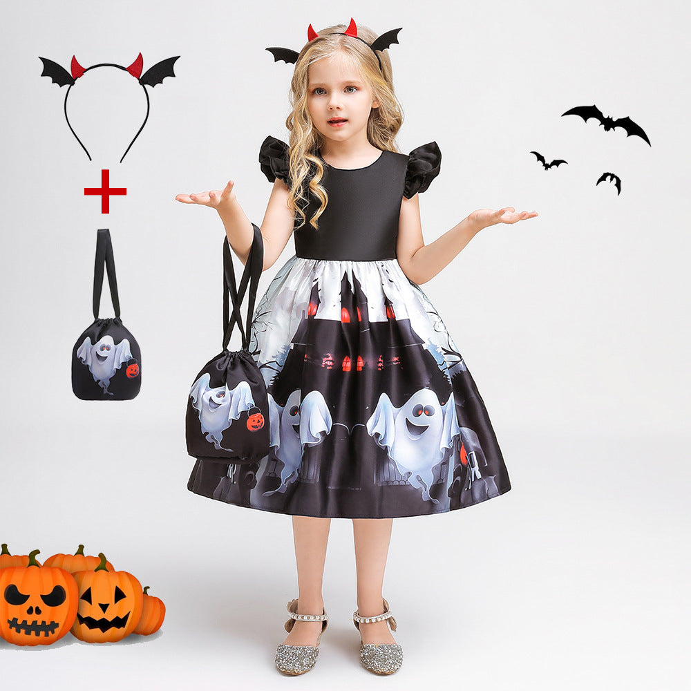 Halloween children's witch performance dress - MERGE.DAY.1.FREESTYLE