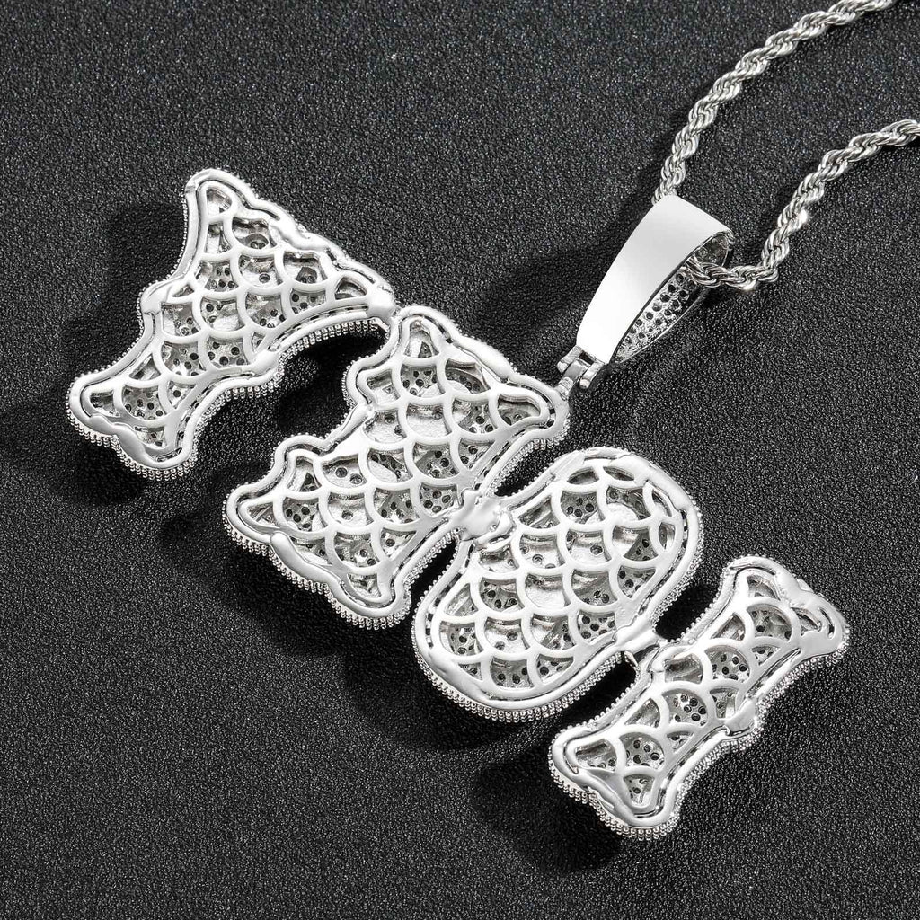 Bone joint name necklace private custom hip-hop pendant - MERGE.DAY.1.FREESTYLE